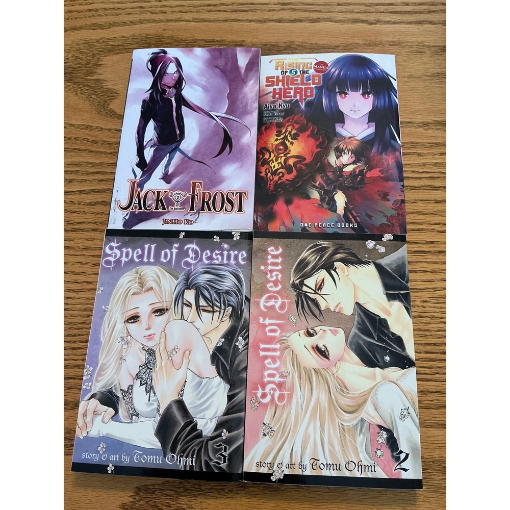 Manga Lot Jack Frost 9 Shield Hero 5 Spell of Desire 2 3 English Paperback Book